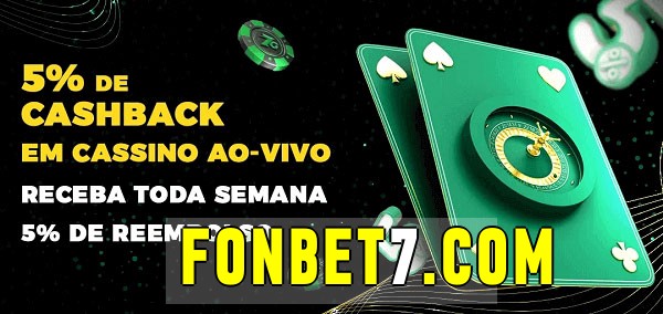 Promoções do cassino ao Vivo fonbet 